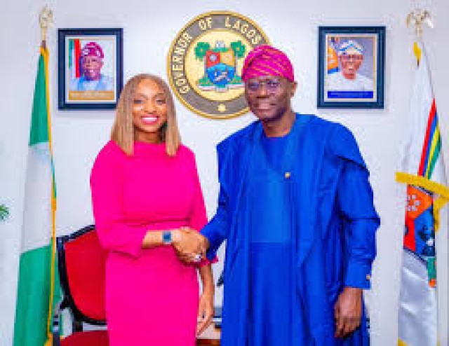 Jumoke Oduwole and Gov. Babajide Sanwo-Olu